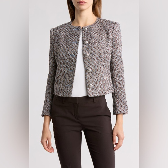 Veronica Beard Jackets & Blazers - NWT $598 Veronica Beard Nathan Shimmer Tweed Jacket